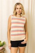 Pink Sleeveless Top