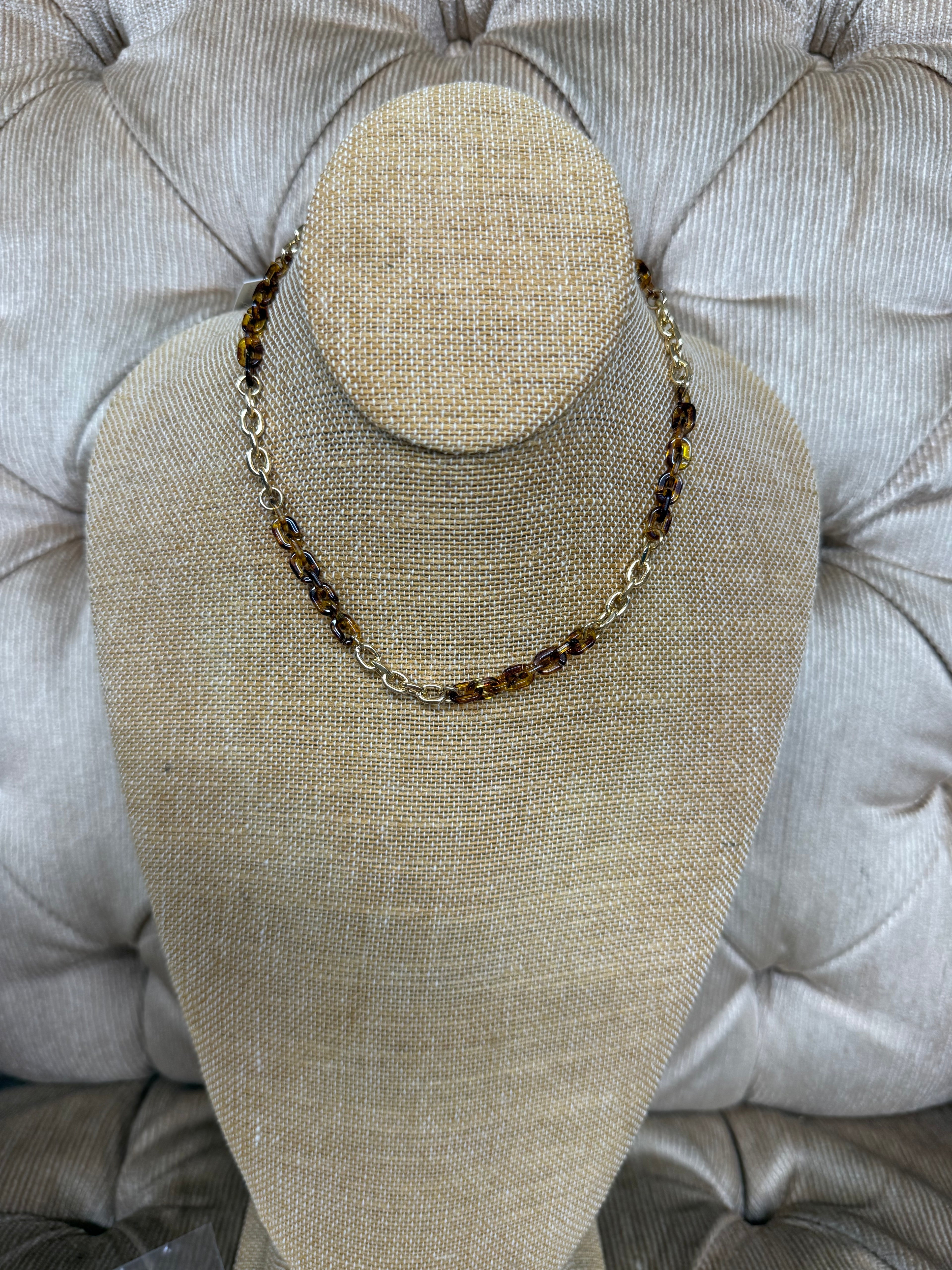 Eva - Necklace - Tortoise
