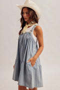 Overall Denim Dress