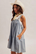 Overall Denim Dress