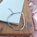 Waterproof Herringbone Bracelet - Silver