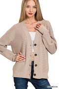 Basic Cardigan - Ash Mocha