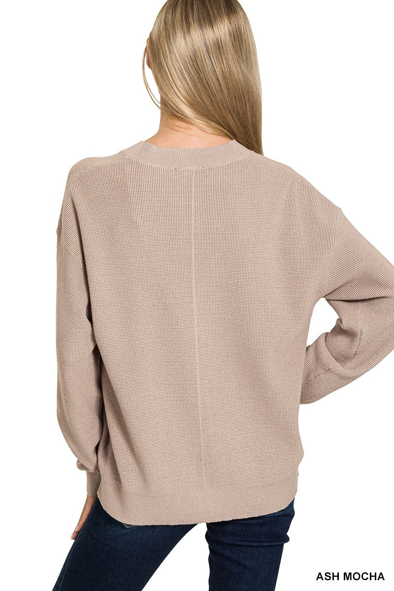 Basic Cardigan - Ash Mocha