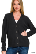 Basic Cardigan - Black