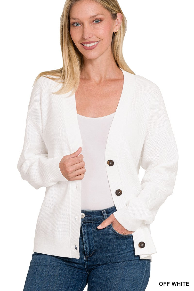 Basic Cardigan - Off White