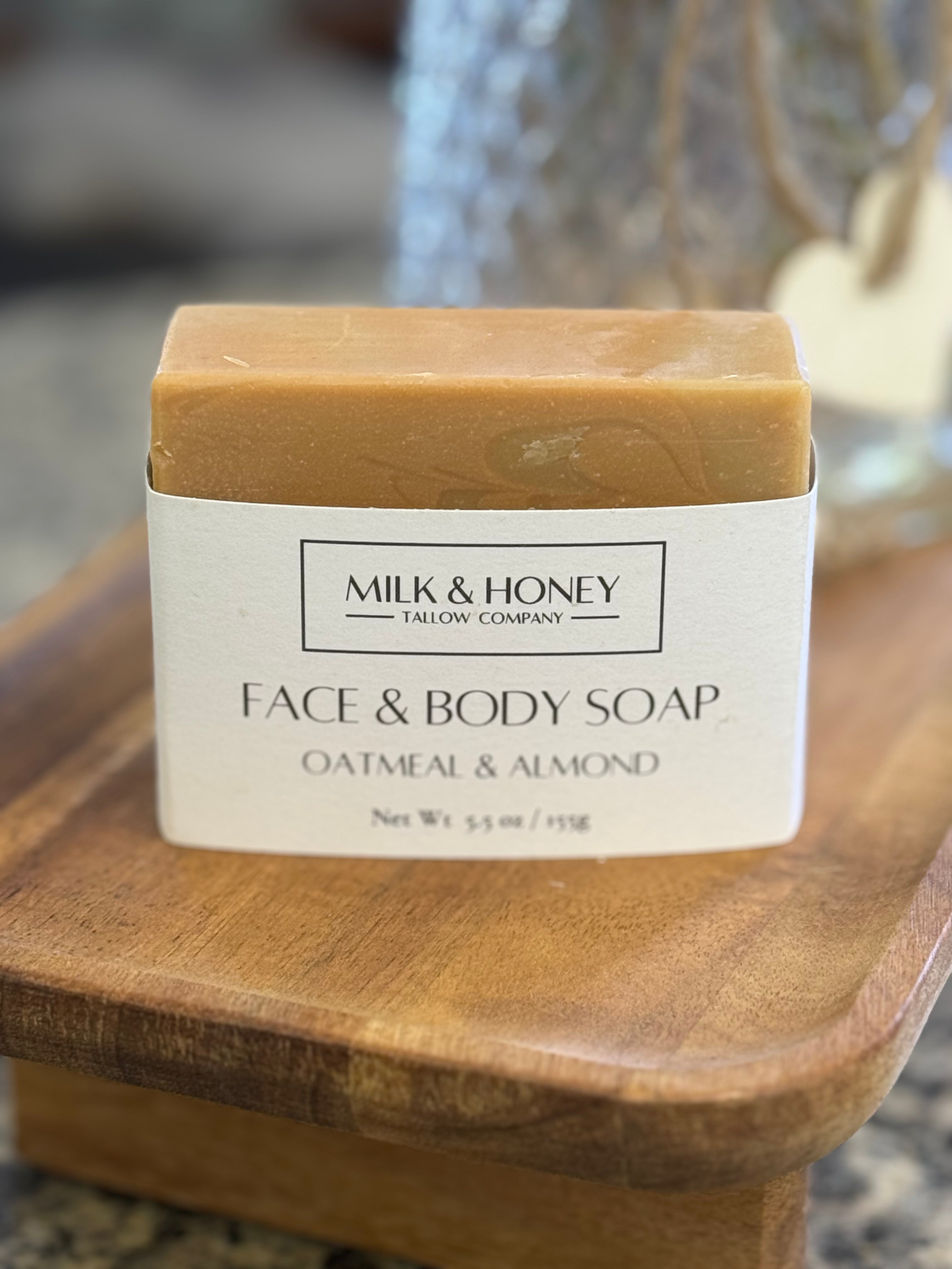 Tallow Bar Soap - Oatmeal & Almond