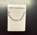 Small Paperclip Bracelet - Silver