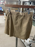 Suede Mini Skirt - Sand