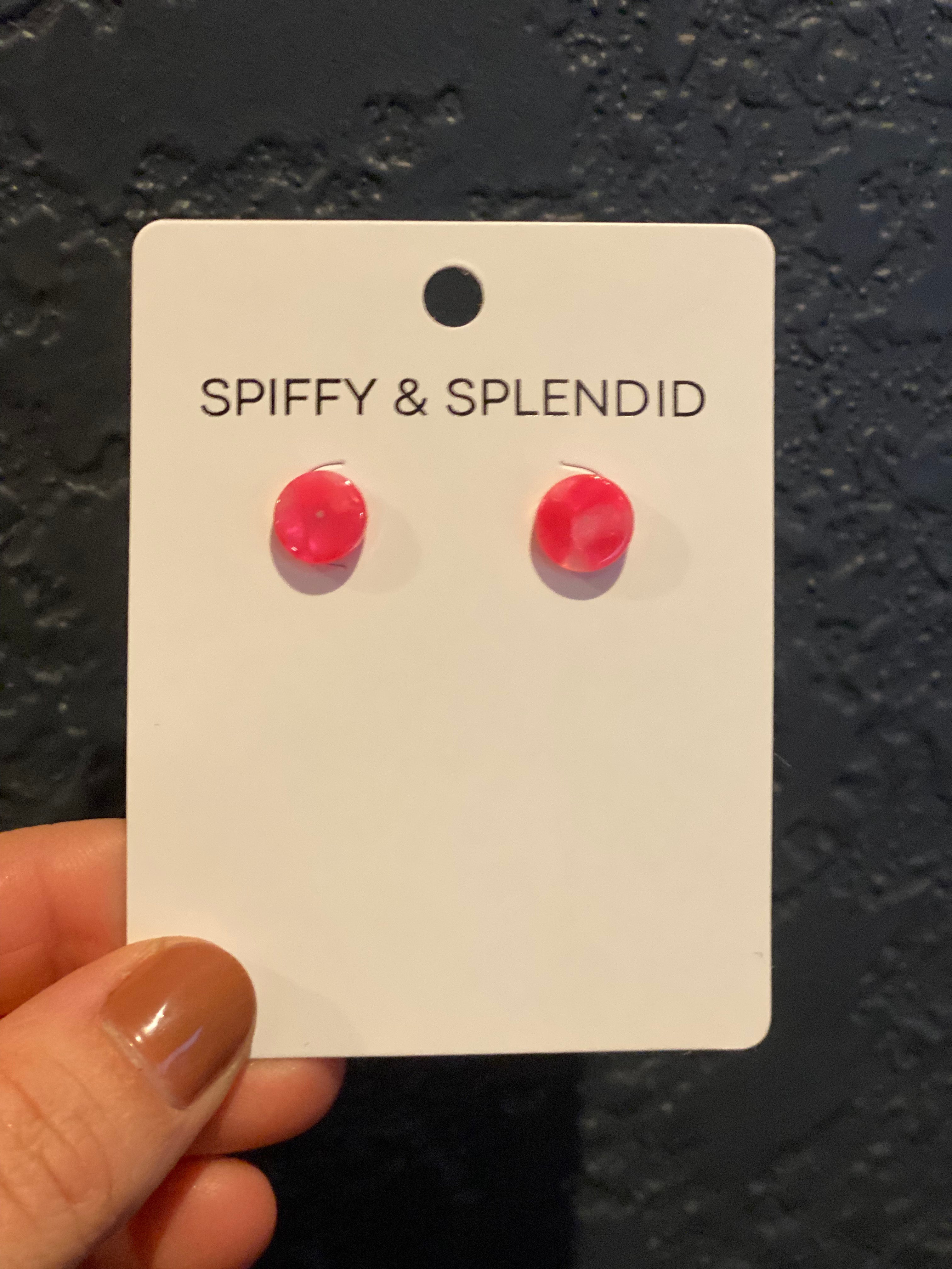 Kate Studs - Hot Pink
