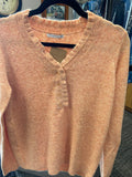 Ruffle Sweater - Light Orange