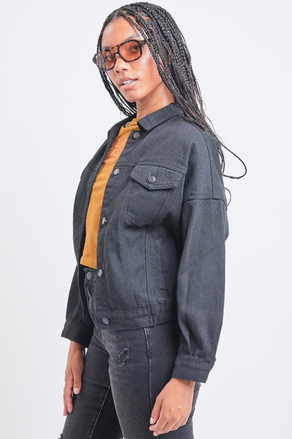 Denim Jacket - Black
