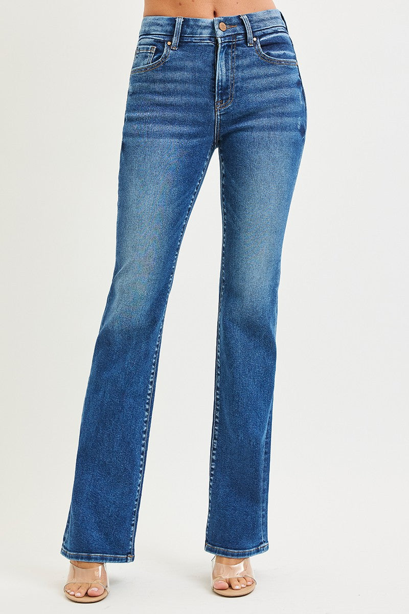 Risen Bootcut Jeans - Dark Wash - Extended Size