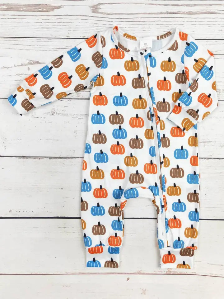 Zip Up Sleeper - Fall Pumpkin