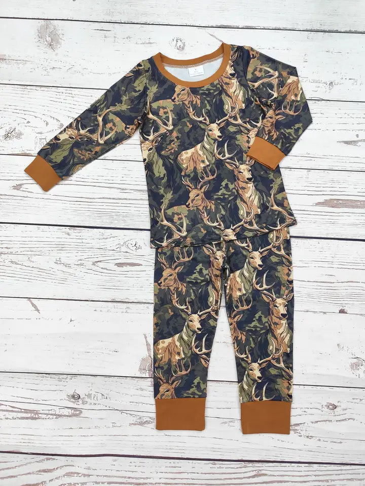 PJ Set - Camo Deer
