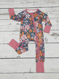 Zip Up Sleeper - Pink Floral
