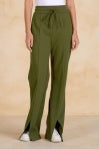 Pleated Drawstring Pant - Olive