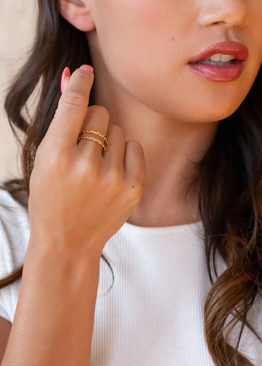 Double Strand Ring - Gold