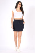 Fleece Skirt w/Pockets - Navy