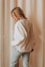 Midwest Crewneck - White/Grey