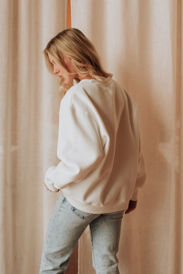 Midwest Crewneck - White/Grey