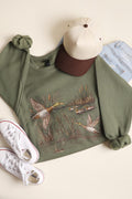 Mallards Sweatshirt - Military Green