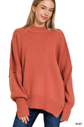 Oversized Sweater - Rust