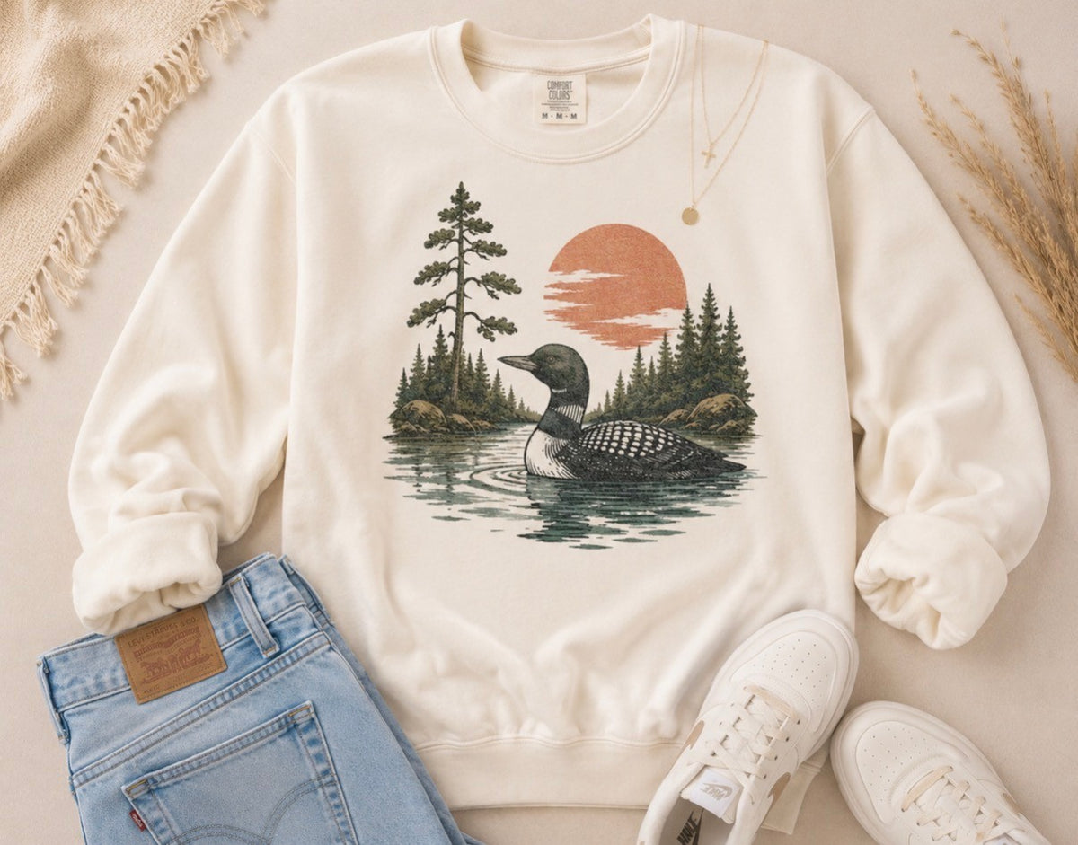 Loon Crewneck - Ivory