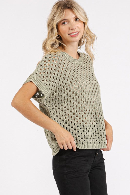 GreenTea Knit Top