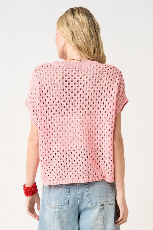 Pinkmallow Knit Top