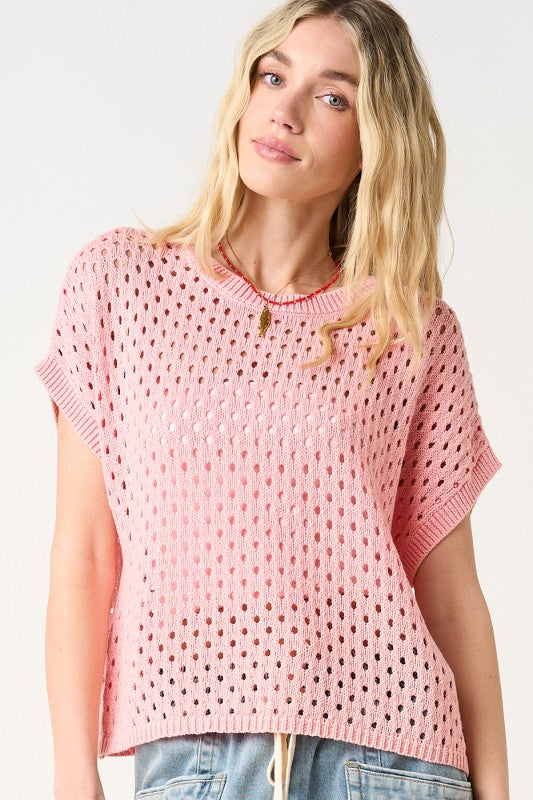 Pinkmallow Knit Top