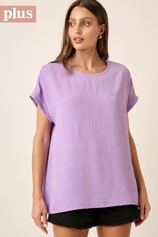 Casual Tee - Lavender - Extended Size