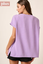 Casual Tee - Lavender - Extended Size