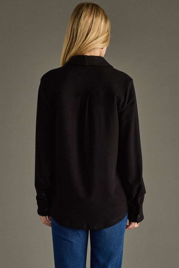 Super Soft Button Down - Black