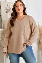 Knit Tunic Top - Parchment - Extended Size
