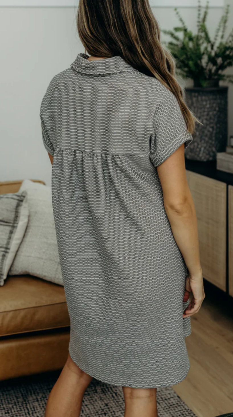 The Zuri Dress - Silver