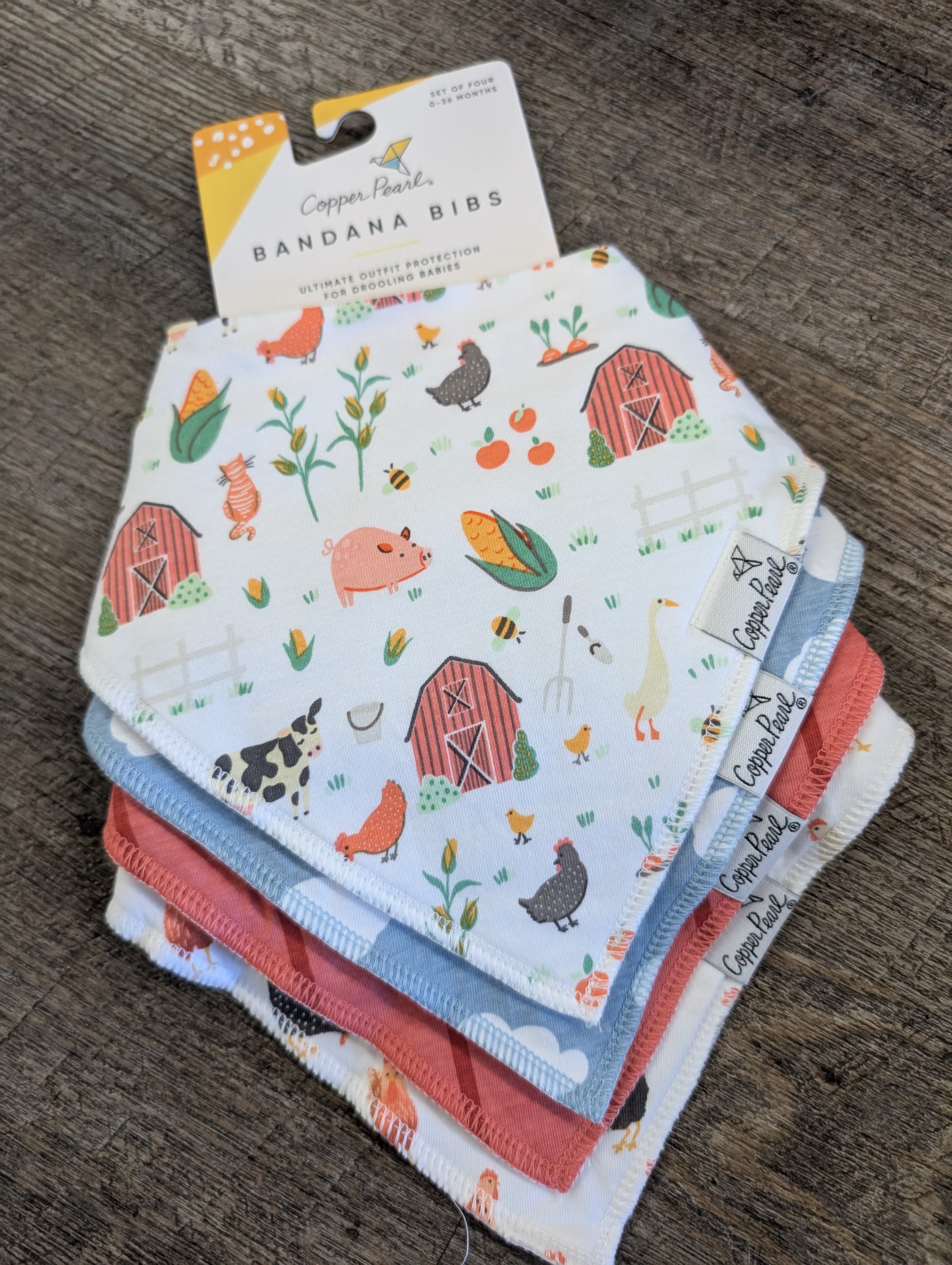 Farmstead - Bandana Bib Set