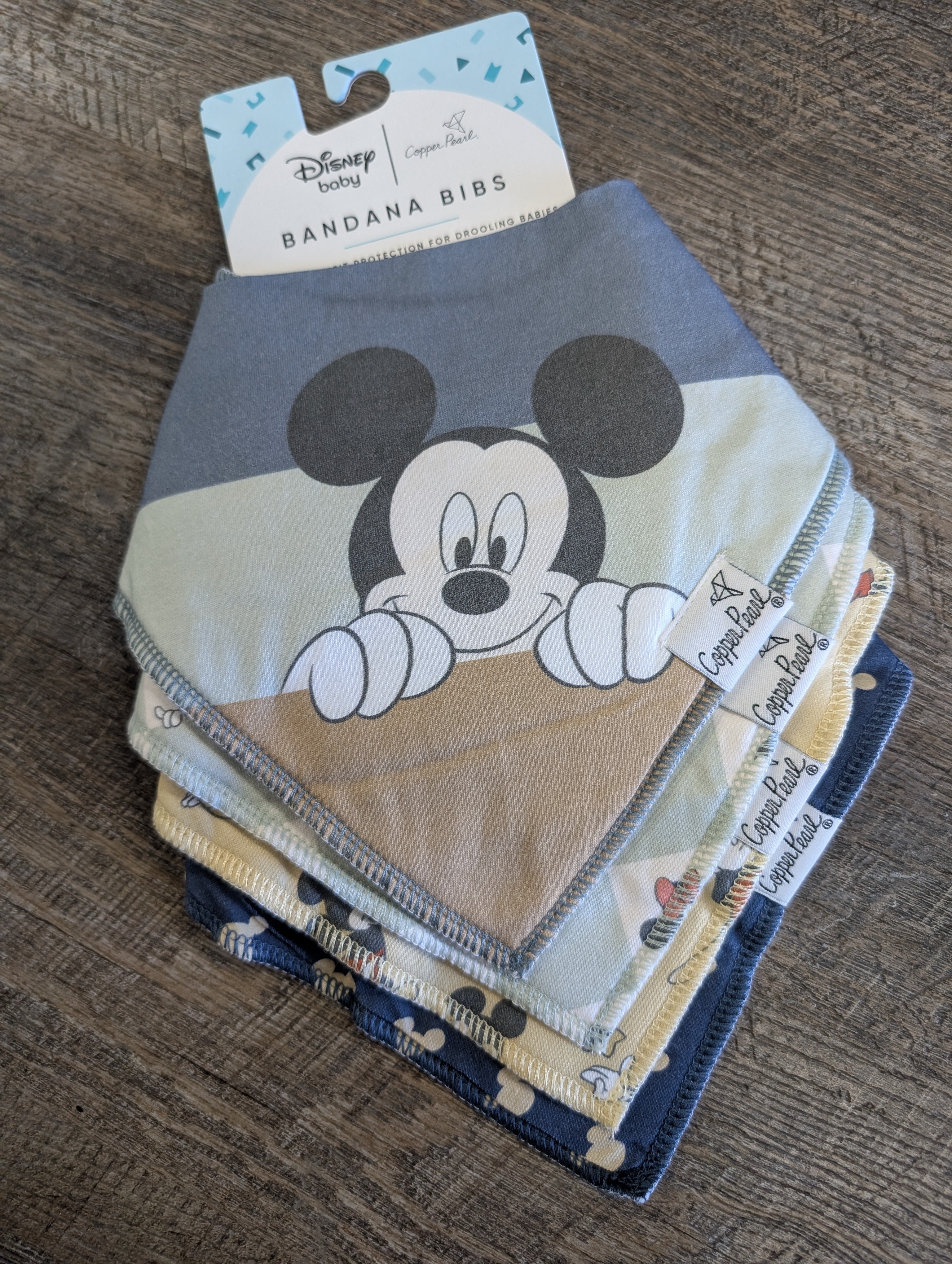 Mickey Mouse - Bandana Bib Set