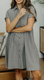 The Zuri Dress - Silver