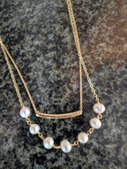Boxi Gold Pearl - Necklace